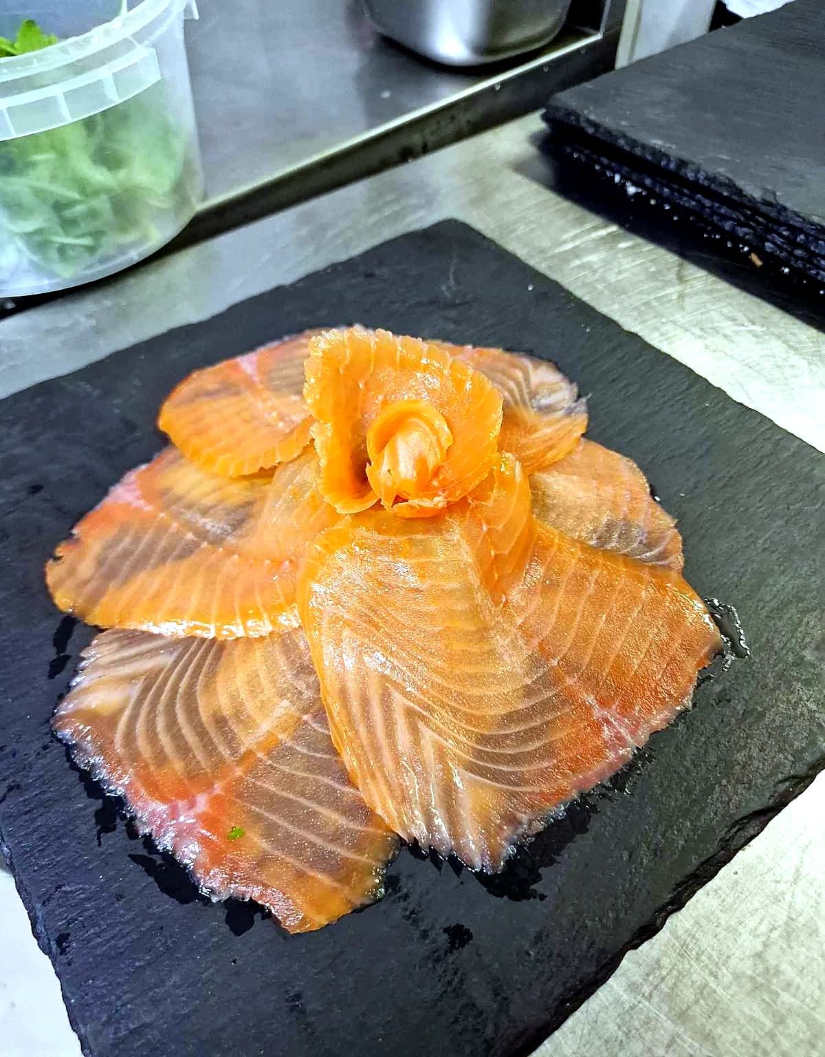 Salmone e rucola